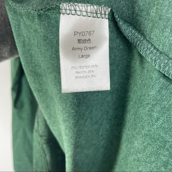 Ruffled Shoulder Flutter Pocket Top with Wooden Buttons - Picture 8 of 11